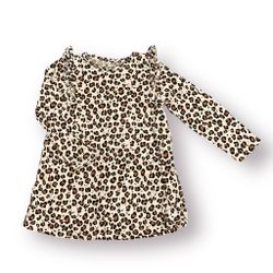 Leopardmönstrad klänning stl 98/104