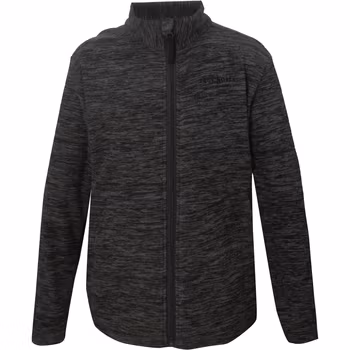 .Svartmelerad fleecejacka stl 104-152