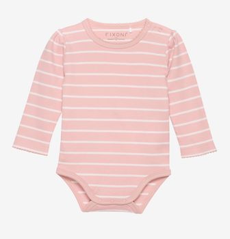 Rosa randig body stl 56-80