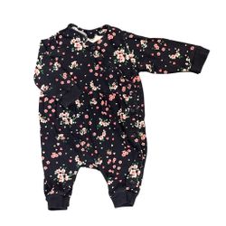 Blå blommig pyjamas stl 56