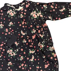 Blå blommig pyjamas stl 56