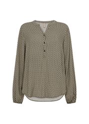 Grönmönstrad blus