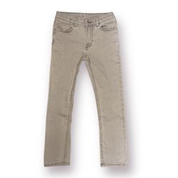 Grå jeans stl 128