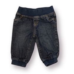 Mörkblå jeans stl 68
