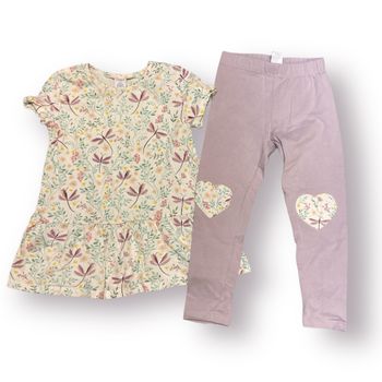 Klänning & leggings stl 98