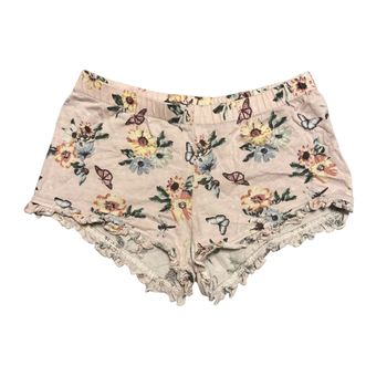 Blommiga shorts stl 98/104