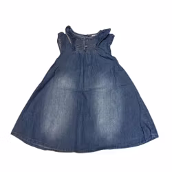 Jeansklänning stl 104