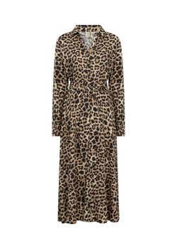 Leopardmönstrad klänning