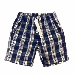 Blårutiga shorts stl 92