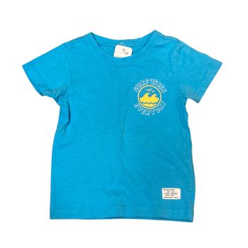 Blå t-shirt stl 90