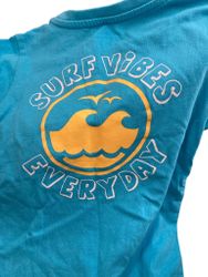 Blå t-shirt stl 90