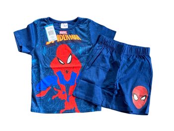 Blå pyjamas Spiderman stl 110/116