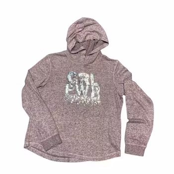 Rosa luvtröja stl 146/152