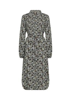 Grönblommig klänning stl S-XXL
