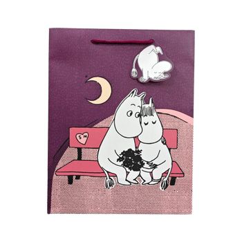 Lila presentpåse Mumin