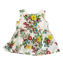 Blommig klänning stl 68