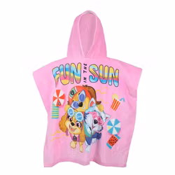 Paw patrol badponcho rosa