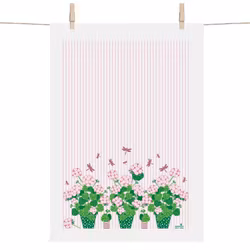 Kökshandduk pelargoner