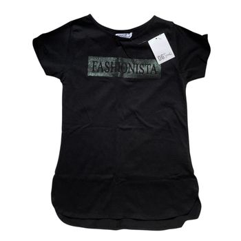 Svart t-shirt stl  170
