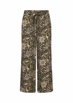 Grönmönstrad 7/8 byxor stl S-XXL