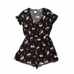 Svart playsuit stl 36