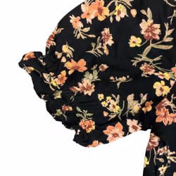 Blommig blus stl S