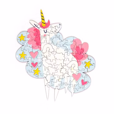 Pussel unicorn 90 bitar