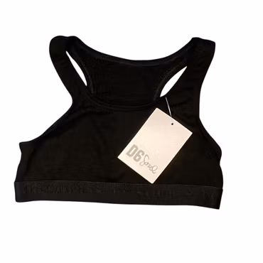 Svart bh-topp stl 134/140