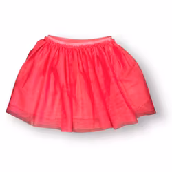 Rosa tyllkjol stl 110/116
