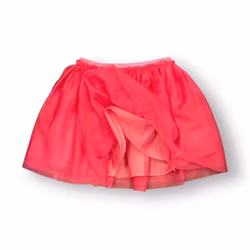 Rosa tyllkjol stl 110/116