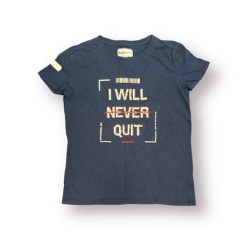 Blå t-shirt stl 122/128