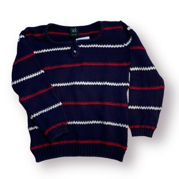 Mörkblå pippitröja stl 122/128