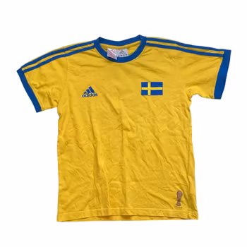 Gul Sverigetröja stl 164