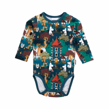 Grön body Mumin stl 56-86