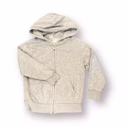 Grå luvjacka stl 110/116