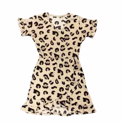 Brun klänning stl 140