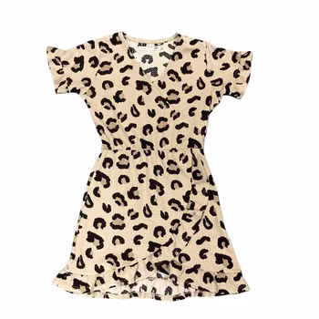 Brun klänning stl 140