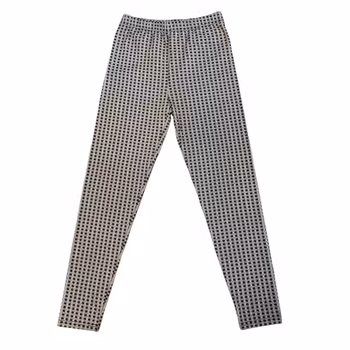 Svartrutiga leggings stl L/XL