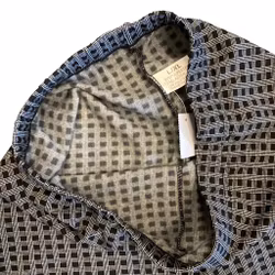 Svartrutiga leggings stl L/XL