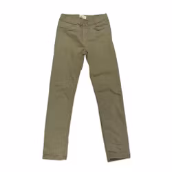 Gröna stretchbyxor stl 140