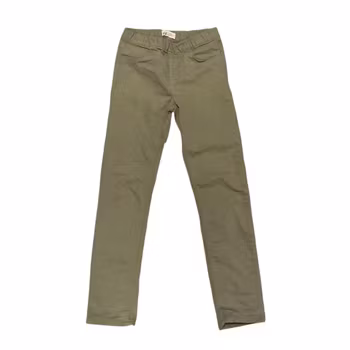 Gröna stretchbyxor stl 140