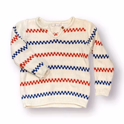 Vit Pippitröja stl 86/92