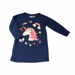 Mörkblå collegeklänning stl 92