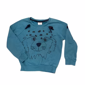 Blå collegetröja stl 98