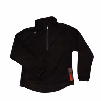 Svart fleecetröja stl 100