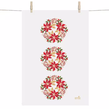 Kökshandduk julkrans