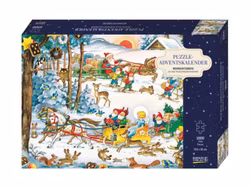 Adventskalender pussel 1000 bitar
