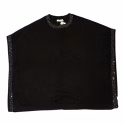 Svart poncho stl 36-44