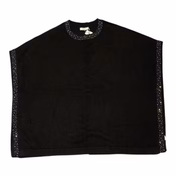 Svart poncho stl 36-44