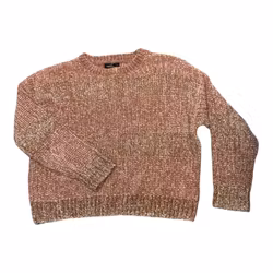 Rosa stickad tröja stl M